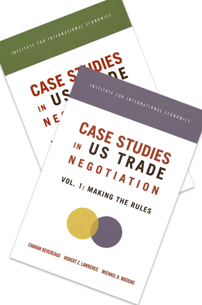 Case Studies in US Trade Negotiation: Two Volume Set
