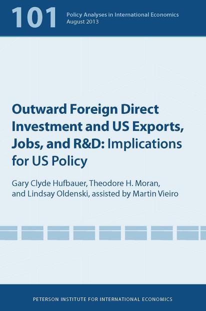 Outward Foreign Direct Investment and US Exports, Jobs, and R&D: Implications for US Policy