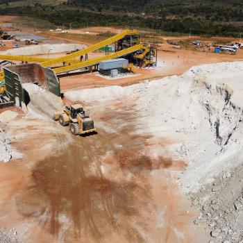 A mine operated by Grota do Cirilo in Goiás state, Brazil. Photo taken in April 2023. 