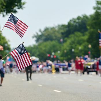 People celebrate July 4th in Washington DC. Picture taken on July 4, 2025. 