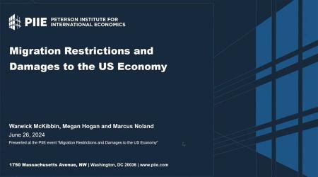 Presentation by Warwick J. McKibben 