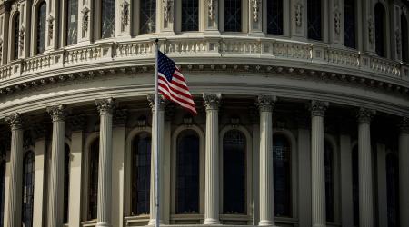 The US Capitol building, Washington, DC. 