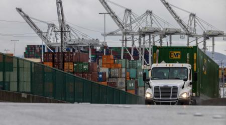 Shipping containers are seen at the port of Oakland, as trade tensions continued over U.S. tariffs with China, in Oakland, California, U.S., May 12, 2025. 