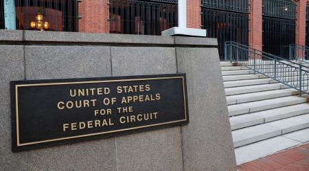 The United States Court of Appeals for the Federal Circuit is seen in Washington, DC. Picture taken on August 30, 2020. 