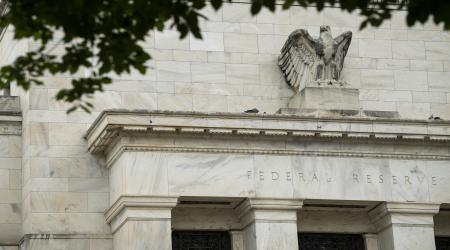 A general view of the US Federal Reserve Marriner S. Eccles building, in Washington, DC. Picture taken on Monday, May 27, 2024. 