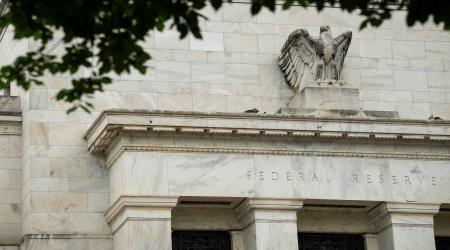 A general view of the US Federal Reserve Marriner S. Eccles building, in Washington, DC. Picture taken on Monday, May 27, 2024. 
