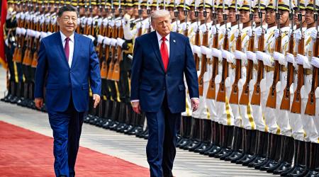 Presidents Xi Jinping and Donald Trump in Beijing, met to focus on trade, regional security, and strengthening bilateral ties between the world’s two largest economies. May 2026. 
