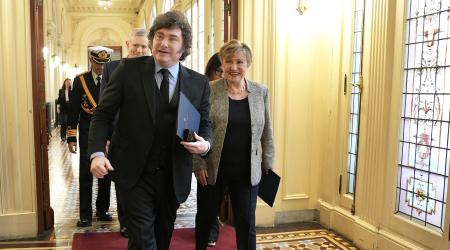 Kristalina Georgieva, Managing Director of the IMF, meets with Argentinian's President Javier Milei in Buenos Aires. July 2026. 