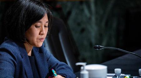 U.S. Trade Representative Katherine Tai on Capitol Hill in Washington, U.S., May 12, 2021.