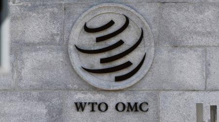 The headquarters of the World Trade Organization (WTO) are pictured in Geneva, Switzerland, April 12, 2017. 