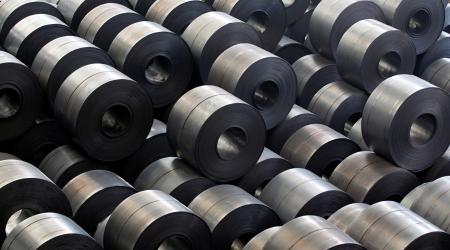 Rolled steel are seen at a Hyundai Steel plant in Dangjin, about 130 km (81 miles) southwest of Seoul June 15, 2011. 