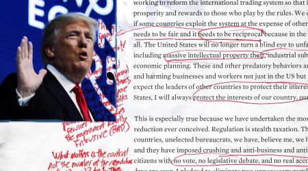 President Trump's Davos Speech Annotated by Adam Posen