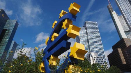 European Central Bank sculpture