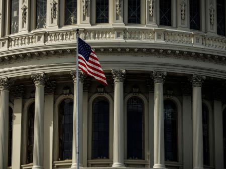 The US Capitol building, Washington, DC. 