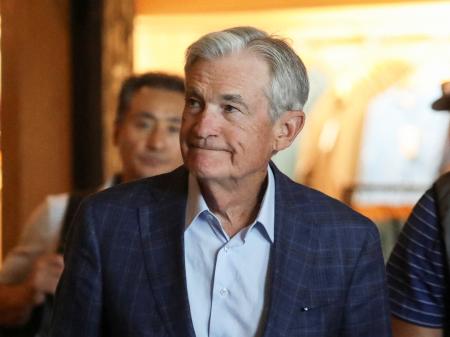 Federal Reserve Chairman Jerome Powell attends the Federal Reserve Bank of Kansas City's Jackson Hole economic symposium, in Jackson Hole, Wyoming, US. Picture taken on August 21, 2025.