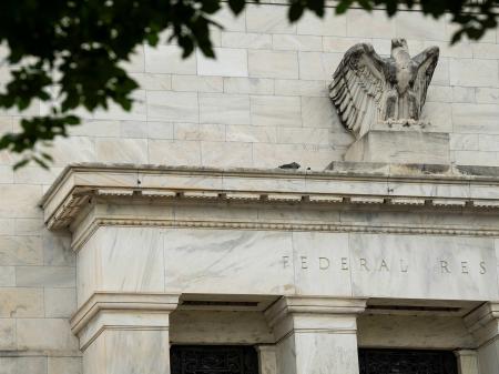 A general view of the US Federal Reserve Marriner S. Eccles building, in Washington, DC. Picture taken on Monday, May 27, 2024. 