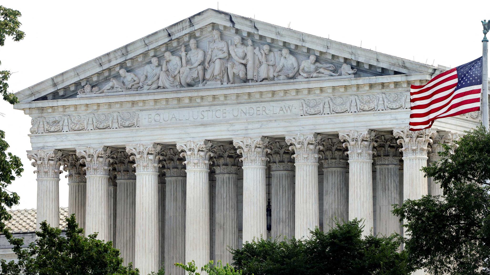 A view of the US Supreme Court building in Washington, U.S., June 17, 2024. 