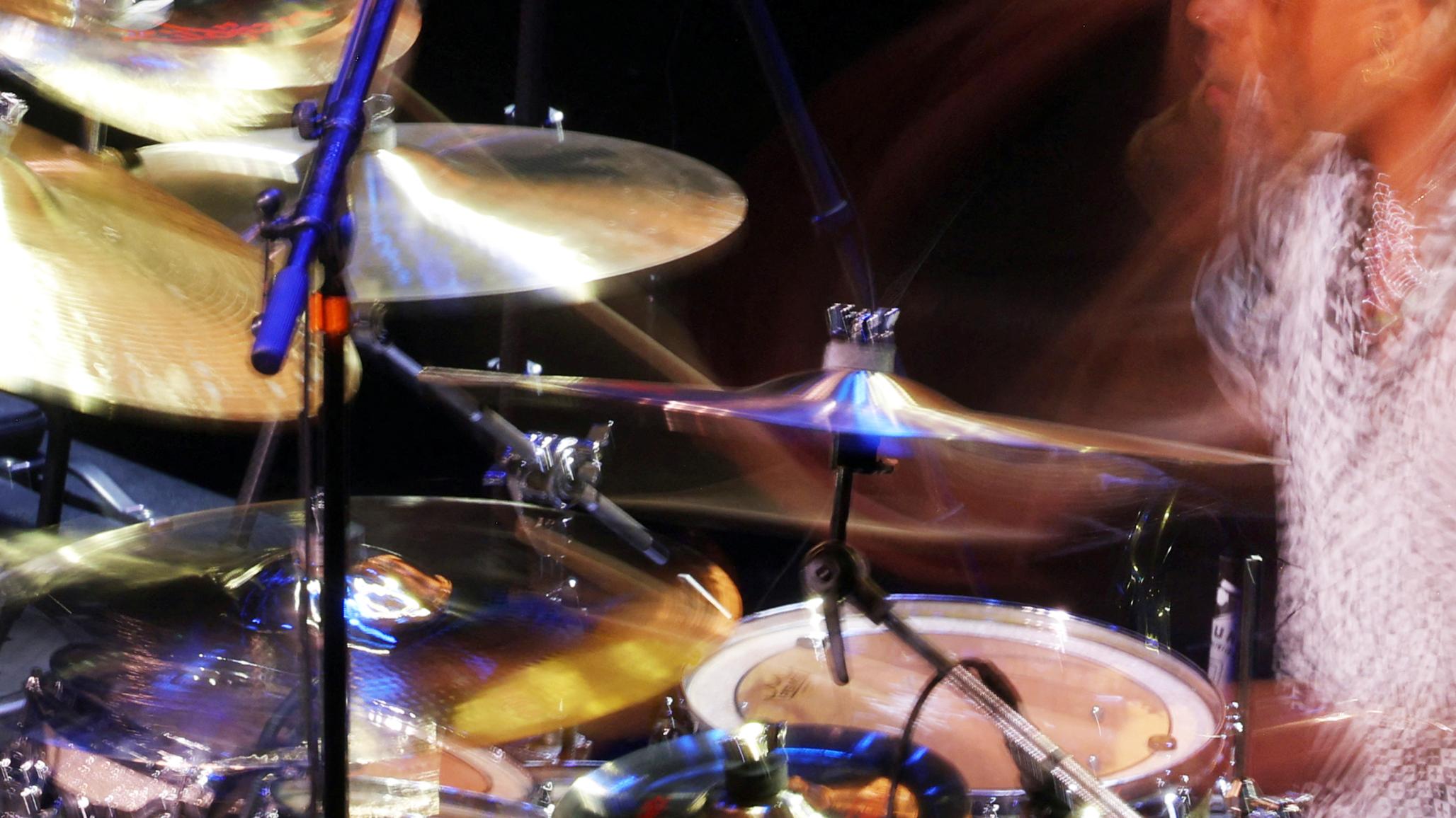 A drummer performs at a concert to commemorate the 400th anniversary of cymbal maker, Zildjian, in Boston, Massachusetts, U.S., September 20, 2023. 