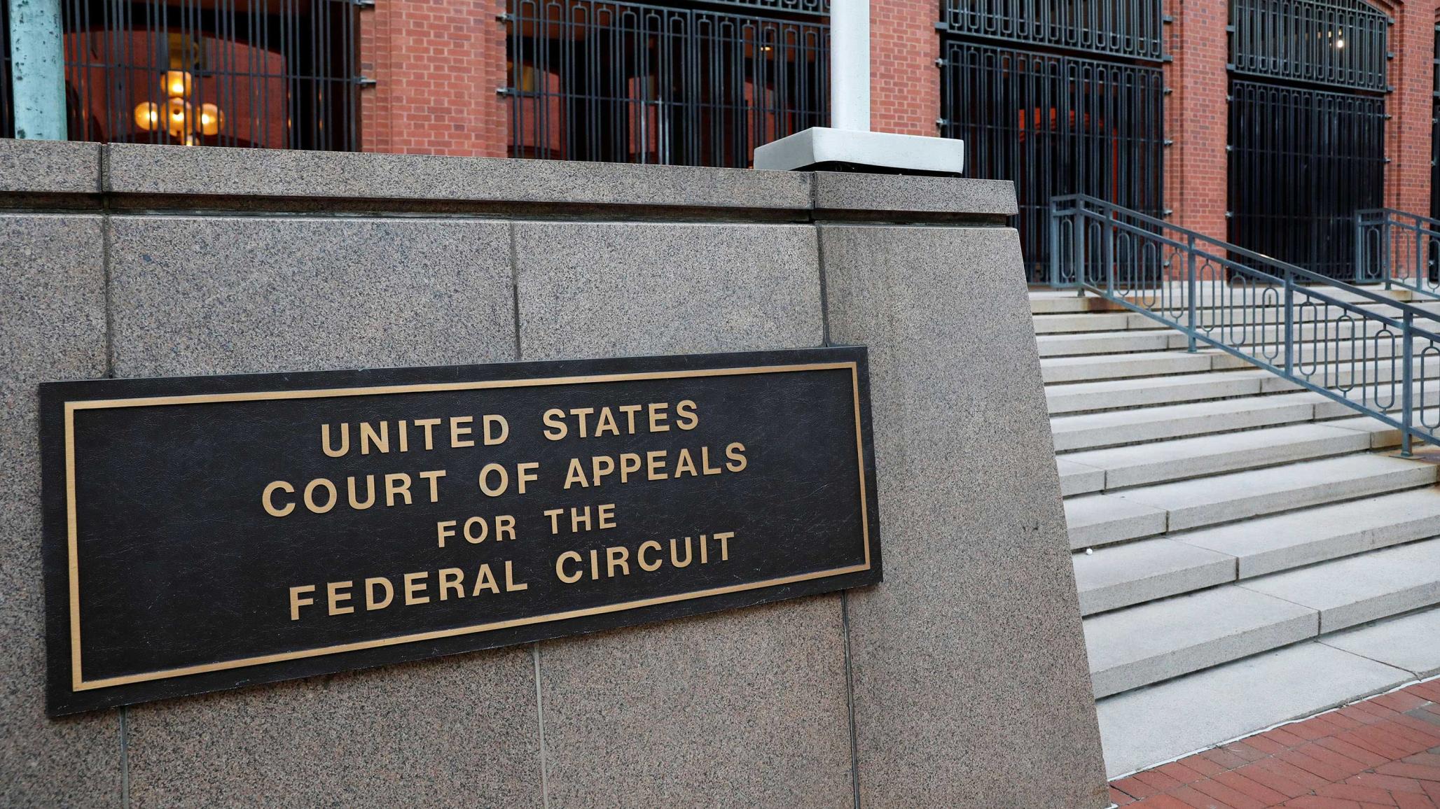 The United States Court of Appeals for the Federal Circuit is seen in Washington, DC. Picture taken on August 30, 2020. 