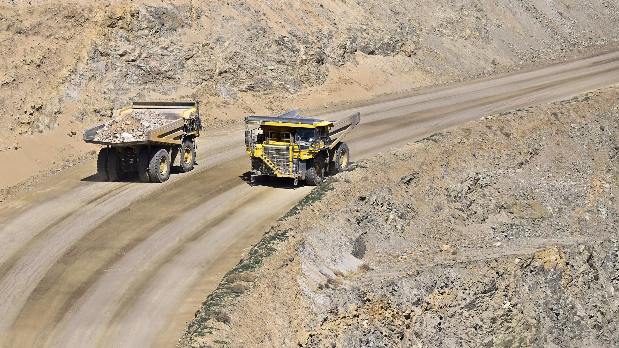 Rare earth minerals are mined in California, USA. Picture taken on May 9, 2023. 