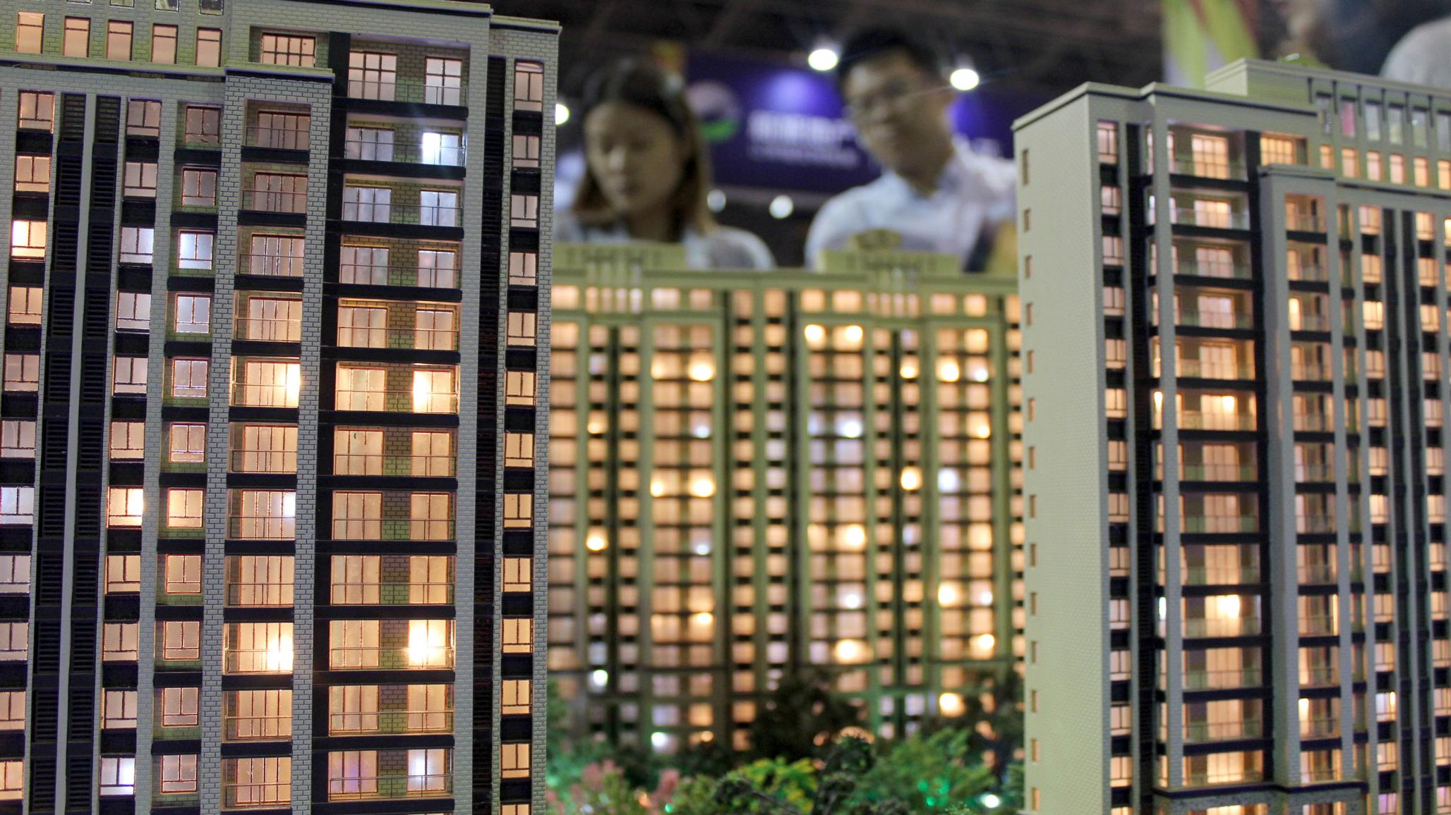 Fewer people in China are investing in homes after property values crashed. 